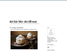 Tablet Screenshot of detharblevdettillmat.blogg.se