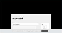 Desktop Screenshot of housemusik.blogg.se