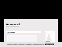 Tablet Screenshot of housemusik.blogg.se