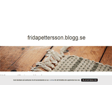 Tablet Screenshot of fridapettersson.blogg.se