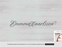 Tablet Screenshot of emmmakaarlssons.blogg.se