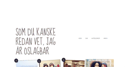 Desktop Screenshot of anniespannie.blogg.se