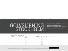 Tablet Screenshot of golvslipning.blogg.se