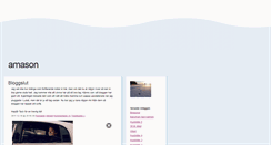 Desktop Screenshot of amason.blogg.se