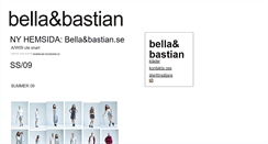 Desktop Screenshot of bellaobastian.blogg.se