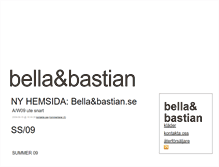 Tablet Screenshot of bellaobastian.blogg.se