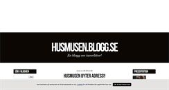 Desktop Screenshot of husmusen.blogg.se