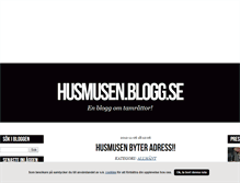 Tablet Screenshot of husmusen.blogg.se