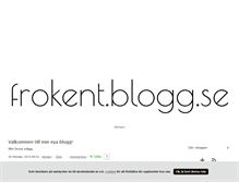 Tablet Screenshot of frokent.blogg.se