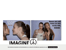 Tablet Screenshot of imaginepeace.blogg.se