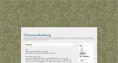 Desktop Screenshot of circuscederborg.blogg.se