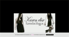 Desktop Screenshot of karenelise.blogg.se