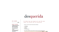 Desktop Screenshot of desquerida.blogg.se