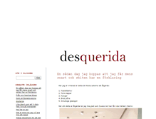 Tablet Screenshot of desquerida.blogg.se