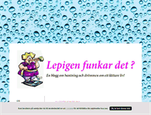 Tablet Screenshot of lepigen.blogg.se