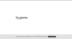 Desktop Screenshot of fiasjostrom.blogg.se