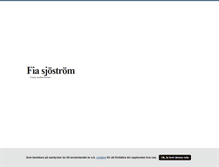 Tablet Screenshot of fiasjostrom.blogg.se