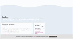 Desktop Screenshot of lissiez.blogg.se