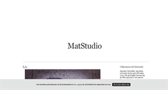 Desktop Screenshot of matstudio.blogg.se