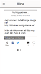Mobile Screenshot of lilitha.blogg.se