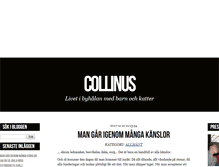 Tablet Screenshot of collinus.blogg.se