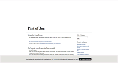 Desktop Screenshot of partofjon.blogg.se