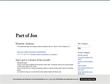 Tablet Screenshot of partofjon.blogg.se