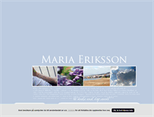 Tablet Screenshot of erikssonmaria.blogg.se