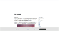 Desktop Screenshot of oneroom.blogg.se