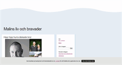 Desktop Screenshot of malinslivochbravader.blogg.se