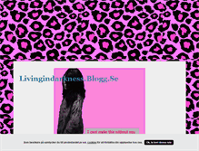Tablet Screenshot of livingindarkness.blogg.se