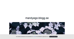 Desktop Screenshot of mandyego.blogg.se