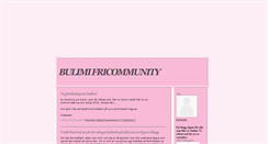 Desktop Screenshot of bulimifricomunity.blogg.se