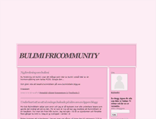 Tablet Screenshot of bulimifricomunity.blogg.se