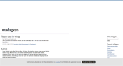 Desktop Screenshot of madageen.blogg.se