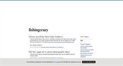 Desktop Screenshot of fishingcrazy.blogg.se