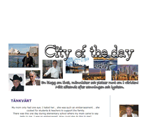 Tablet Screenshot of cityoftheday.blogg.se