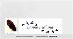 Desktop Screenshot of hannaahedlund.blogg.se