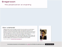 Tablet Screenshot of gregerson.blogg.se