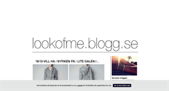 Desktop Screenshot of lookofme.blogg.se