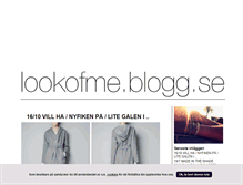 Tablet Screenshot of lookofme.blogg.se