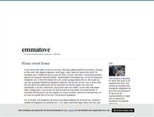 Tablet Screenshot of emmatove.blogg.se