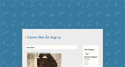 Desktop Screenshot of caroooo.blogg.se