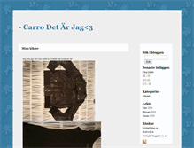 Tablet Screenshot of caroooo.blogg.se