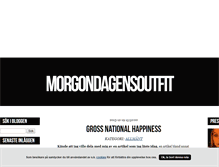 Tablet Screenshot of morgondagensoutfit.blogg.se