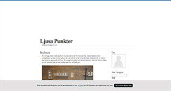 Desktop Screenshot of ljusapunkter.blogg.se