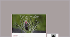 Desktop Screenshot of bloggissoder.blogg.se