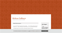 Desktop Screenshot of helenecallmyr.blogg.se