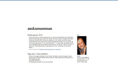 Desktop Screenshot of anskumamman.blogg.se