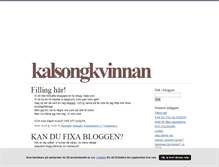 Tablet Screenshot of kalsongkvinnan.blogg.se